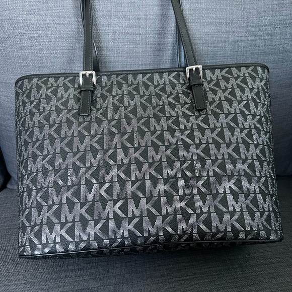 NWT MICHAEL KORS JET SET CHARM TOP ZIP TOTE HANDBAG - Picture 6 of 7